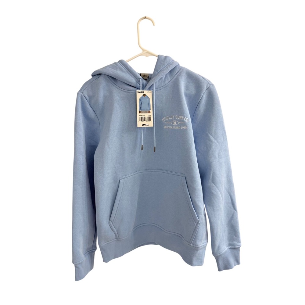 Hurley Mens Surf Co Established 1999 Graphic Hoodie Blue HMS26-10352 Small NWT